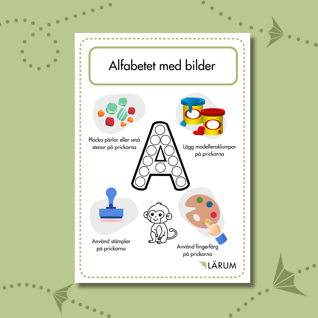 Pärmbilden för Alfabetet med bilder