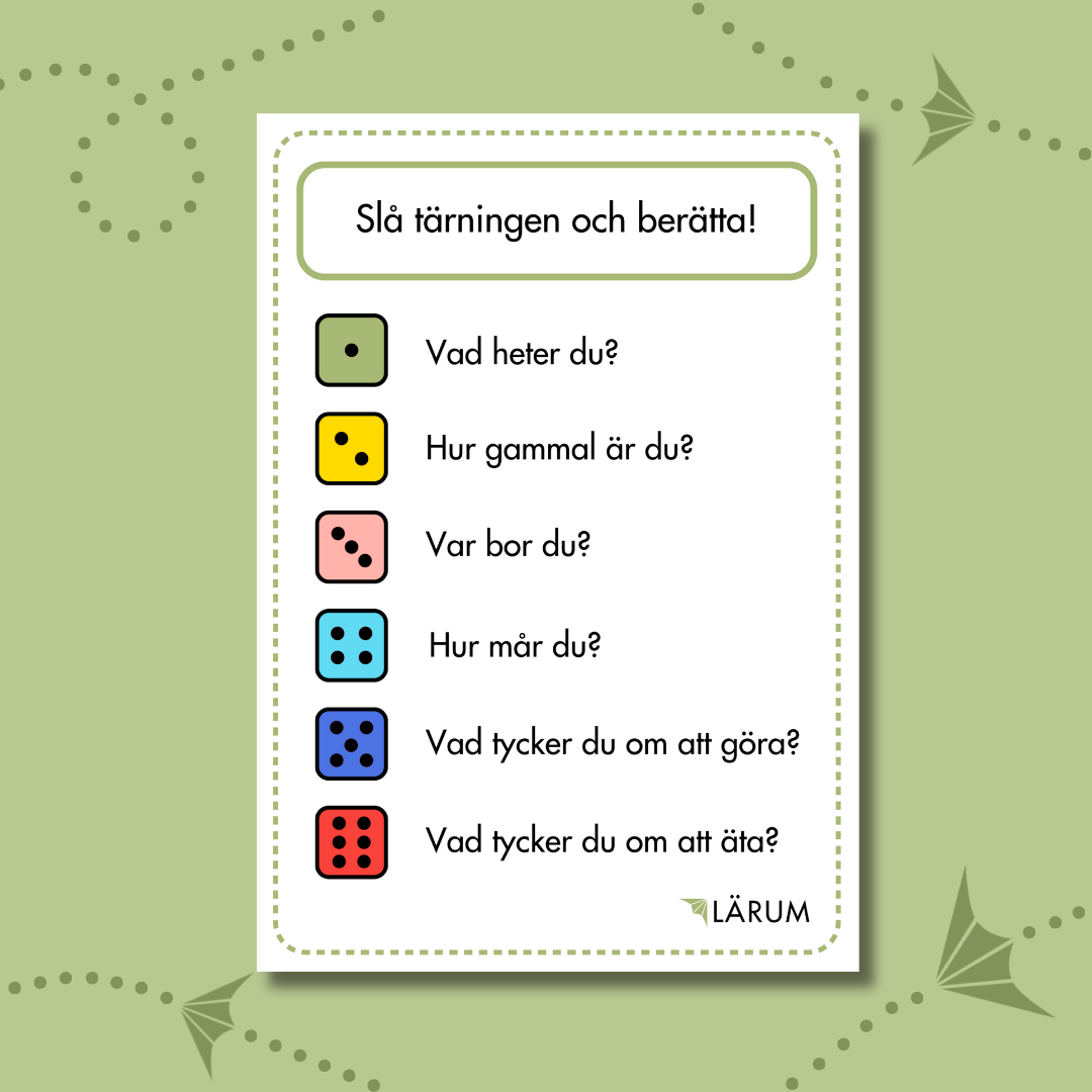 Pärmbilden för Slå tärningen och berätta!