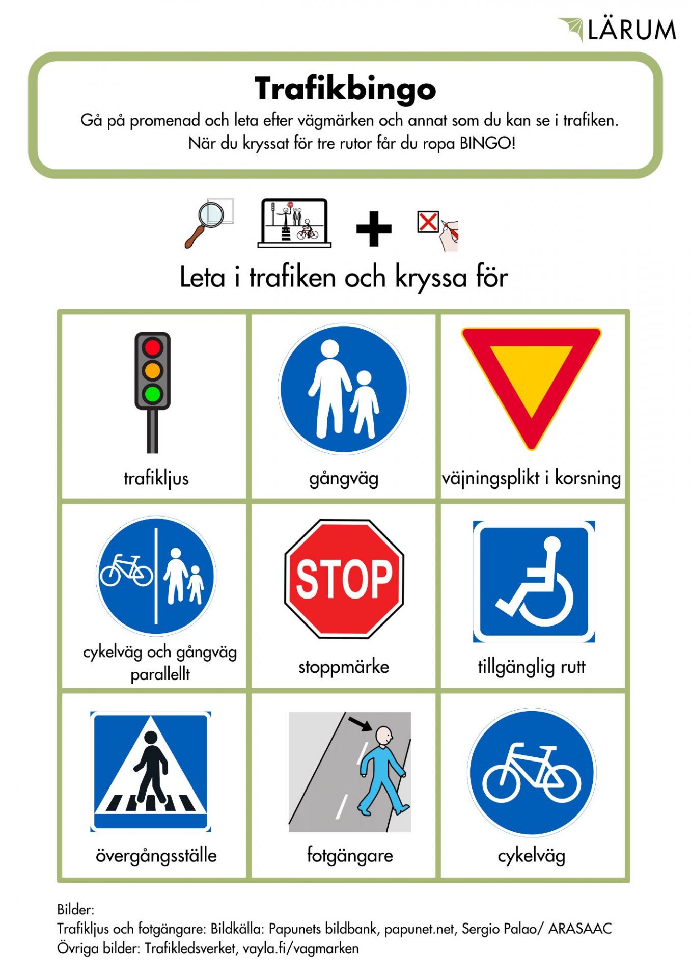 Pärmbilden för Trafikbingo