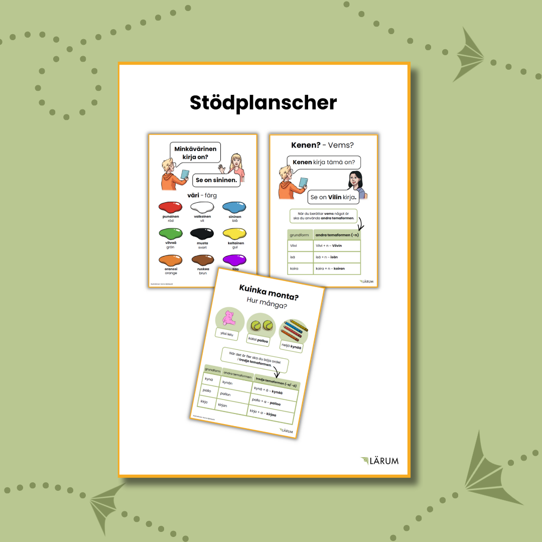 Pärmbilden för Sinä ja minä 2 - stödplanscher