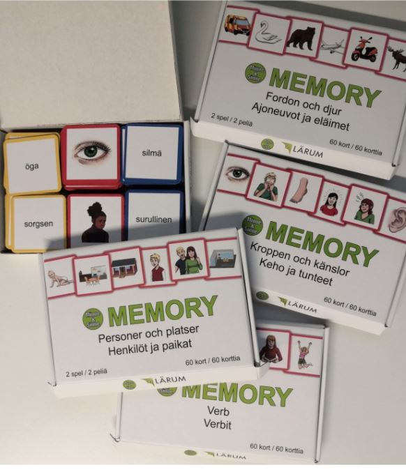 Pärmbilden för Minne & Sinne Memoryspel